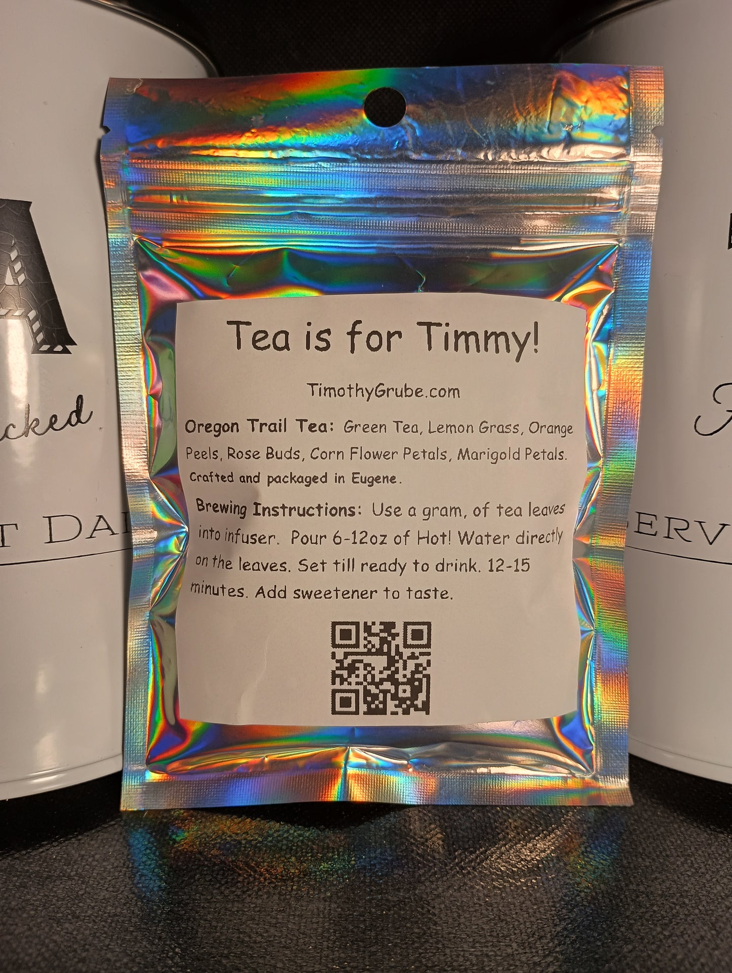 Timmy's Famous Oregon Trail Tea.