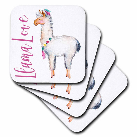 3dRose Set of 8 Coasters - Soft