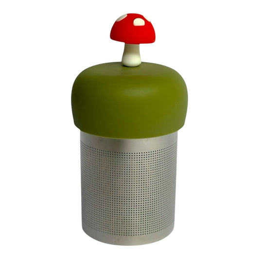 Floating Red Mushroom Tea infuser I Green Base