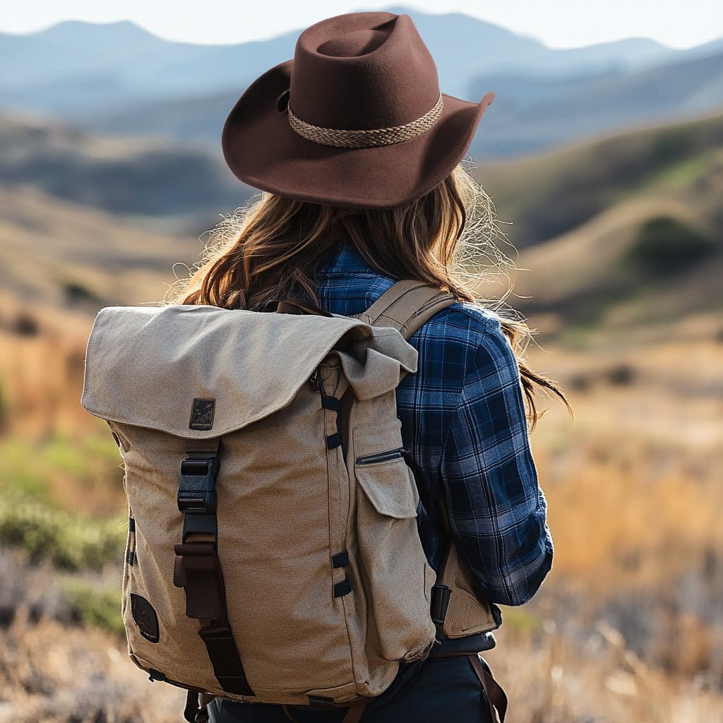 Frontier Trail Brown Felt Cowboy Hat