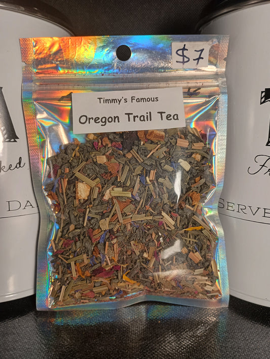 Timmy's Famous Oregon Trail Tea.